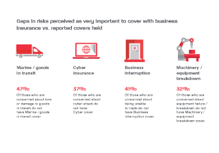 Gaps in risks perceived infographic